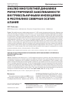 Научная статья на тему 'Анализ многолетней динамики регистрируемой заболеваемости внутрибольничными инфекциями в Республике Северная Осетия-Алания'
