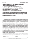 Научная статья на тему 'Эффективность государственного земельного контроля и взаимодействие с органами исполнительной власти Москвы по вопросам устранения выявленных правонарушений'