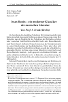 Научная статья на тему 'Iwan Bunin - ein moderner Klassiker der russischen Literatur'