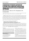 Научная статья на тему 'Изменение уровней цитокинов в крови при развитии печеночной недостаточности после операций на печени'