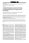 Научная статья на тему 'Сравнительный анализ системы государственной службы Китая и России'