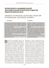 Научная статья на тему 'Вариативность индивидуальной образовательной траектории студентов педагогического вуза'