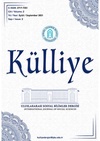 Научный журнал по социальным наукам,Гуманитарные науки, 'Külliye'