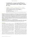 Научная статья на тему 'A METHOD FOR ASSESSMENT OF NUCLEOTIDE EXCISION REPAIR SYSTEM EFFICIENCY EX VIVO'