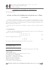 Научная статья на тему 'A Note on Forced Oscillations in Systems on a Plane'