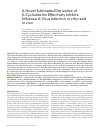 Научная статья на тему 'A NOVEL SULFONATED DERIVATIVE OF β-CYCLODEXTRIN EFFECTIVELY INHIBITS INFLUENZA A VIRUS INFECTION IN VITRO AND IN VIVO'