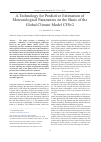 Научная статья на тему 'A TECHNOLOGY FOR PREDICTIVE ESTIMATION OF METEOROLOGICAL PARAMETERS ON THE BASIS OF THE GLOBAL CLIMATE MODEL CFSV2'