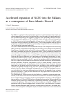 Научная статья на тему 'ACCELERATED EXPANSION OF NATO INTO THE BALKANS AS A CONSEQUENCE OF EURO-ATLANTIC DISCORD'