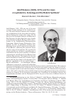 Научная статья на тему 'Adolf Remane (1898-1976) and his views on systematics, homology and the Modern Synthesis'