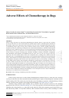 Научная статья на тему 'Adverse Effects of Chemotherapy in Dogs'