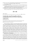 Научная статья на тему 'Алтайский улар Tetraogallus altaicus в казахстанской части Алтае-Саянского экорегиона'
