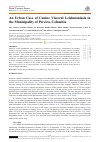 Научная статья на тему 'An Urban Case of Canine Visceral Leishmaniasis in the Municipality of Pereira, Colombia'