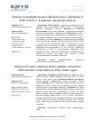 Научная статья на тему 'Анализ содержания воды в образцах меда, собранных в 2020 и 2021 гг. в районах Амурской области'