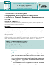 Научная статья на тему 'Анализ состояния пищевой и перерабатывающей промышленности в субъектах Северо-Кавказского федерального округа'