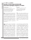 Научная статья на тему 'Анализ структурных изменений налоговых доходов бюджета региона'