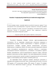 Научная статья на тему 'Анализ тенденций развития российской индустрии туризма'