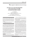 Научная статья на тему 'Анализ в сбалансированной системе показателей: теоретический аспект'