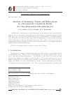 Научная статья на тему 'Analysis of Stationary Points and Bifurcations of a Dynamically Consistent Model of a Two-Dimensional Meandering Jet'