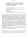 Научная статья на тему 'Analysis of the Association between the Tgfb1 Gene Haplotype and Liver Diseases in Children'