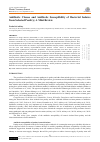 Научная статья на тему 'Antibiotic Classes and Antibiotic Susceptibility of Bacterial Isolates from Selected Poultry; A Mini Review'