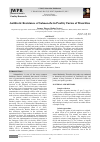 Научная статья на тему 'Antibiotic Resistance of Salmonella in Poultry Farms of Mauritius'