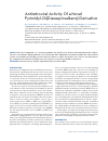 Научная статья на тему 'Antiretroviral activity of a novel pyrimidyl-di(Diazaspiroalkane) derivative'