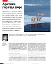 Научная статья на тему 'Арктика: горячая пора'