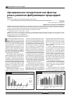Научная статья на тему 'Артериальная гипертензия как фактор риска развития фибрилляции предсердий'