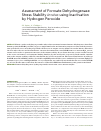 Научная статья на тему 'Assessment of formate dehydrogenase stress stability in vivo using inactivation by hydrogen peroxide'