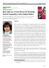 Научная статья на тему 'Bad jobs as a core Driver of growing social inequality in the United States. Book review: Kalleberg A. (2011) good jobs, bad jobs: the rise of polarized and precarious employment systems in the United States, 1970s to 2000s, new York: Russell Sage Foundation'