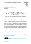 Научная статья на тему 'Between Technology and “Humans”: The Idee of an Anthropological Signature in Human-Machine Interactions'