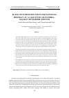 Научная статья на тему 'BLACK SPOT IDENTIFICATION FOR NATIONAL HIGHWAY47: A CASE STUDY OF GODHRA – GUJARAT MP BORDER STRETCH'