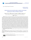 Научная статья на тему 'BLOOD PRESSURE TIME LOAD FORMATION IN PATIENTS WITH ARTERIAL HYPERTENSION WITHOUT METABOLIC SYNDROME'