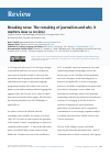 Научная статья на тему 'Breaking news: the remaking of journalism and why it matters now (a review)'