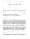 Научная статья на тему 'Classical density functional approach to adsorption of hydrogen in carbon materials'