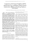 Научная статья на тему 'Comparison of K-Nearest Neighbors (KNN) and Decision Tree with Binary Particle Swarm Optimization (BPSO) in Predicting Employee Performance'