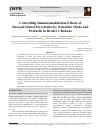 Научная статья на тему 'Controlling Immunomodulation Effects of Deoxynivalenol Mycotoxins by NanoZinc Oxide and Probiotic in Broiler Chickens'