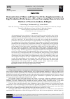 Научная статья на тему 'Demonstration of Maize and Niger Seed Cake Supplementation on Egg Production Performance of Local Scavenging Hens in Selected Districts of Western Amhara, Ethiopia'