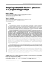 Научная статья на тему 'Designing executable business processes as a programming paradigm'
