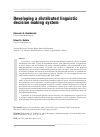 Научная статья на тему 'Developing a distributed linguistic decision making system'