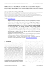 Научная статья на тему 'Differences in the Effect of 40%-Glucose on the Optical Properties of Healthy and Stromal-Sarcoma Ovaries in Cats'