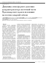 Научная статья на тему 'Динамика атмосферного давления и параметров ветра восточной части Краснодарского края и их влияние на посевы сахарной свёклы'