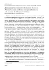 Научная статья на тему 'Динамика численности большого баклана Phalacrocorax carbo на северном Байкале'
