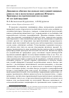 Научная статья на тему 'Динамика обилия гнездовых популяций хищных птиц и сов в малолесных районах Южного Приморья на протяжении последних 16 лет наблюдений'