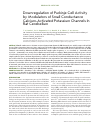 Научная статья на тему 'Downregulation of Purkinje cell activity by modulators of small conductance calcium-activated potassium channels in rat cerebellum'