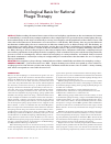 Научная статья на тему 'Ecological basis for rational phage therapy'