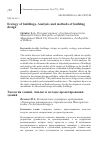 Научная статья на тему 'ECOLOGY OF BUILDINGS. ANALYSIS AND METHODS OF BUILDING DESIGN'