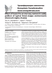 Научная статья на тему 'Effect of forest fire on mercury content in soddy podburs of typical forest-steppe environments (Voronezh region, Russia)'