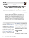 Научная статья на тему 'Effect of Hybrid Nanomaterial of Copper-Chitosan against Aflatoxigenic Fungi in Poultry Feed'