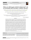 Научная статья на тему 'Effects of a Multi-genus Synbiotic (PoultryStar® sol) on Gut Health and Performance of Broiler Breeders'